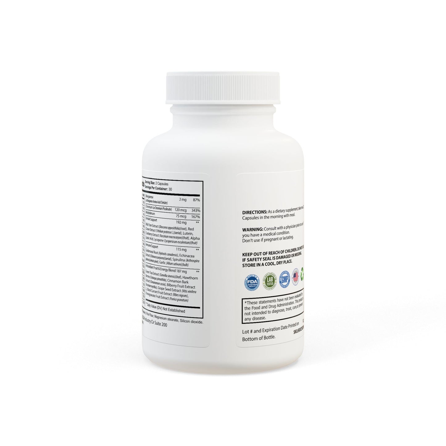 Chosen Glow Wellness Multivitamin for Women Supplement (60 Capsules)
