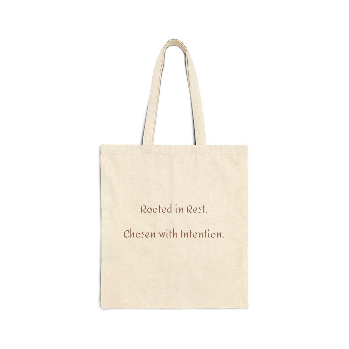 Rooted in Rest Canvas Tote Bag