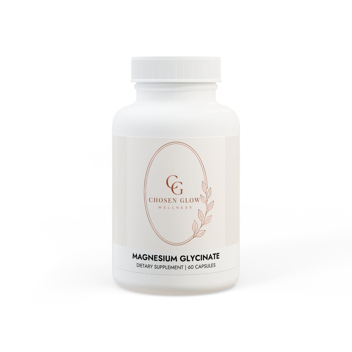 Chosen Glow Wellness Magnesium Glycinate Supplement (60 Capsules)